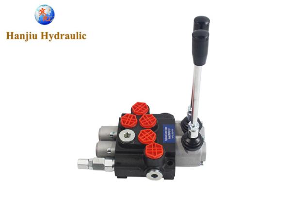 40 Liter Monoblock Control Valve 2P40 Two Spools G 3/8 Open Center Spool 2P40 A1C1 GKZ1