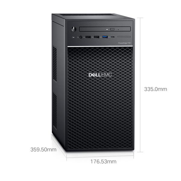 Servidor Dell Power Edge T40 com cabeamento em torre de canal único Xeon G6400 8G 1T SATA DVDRW
