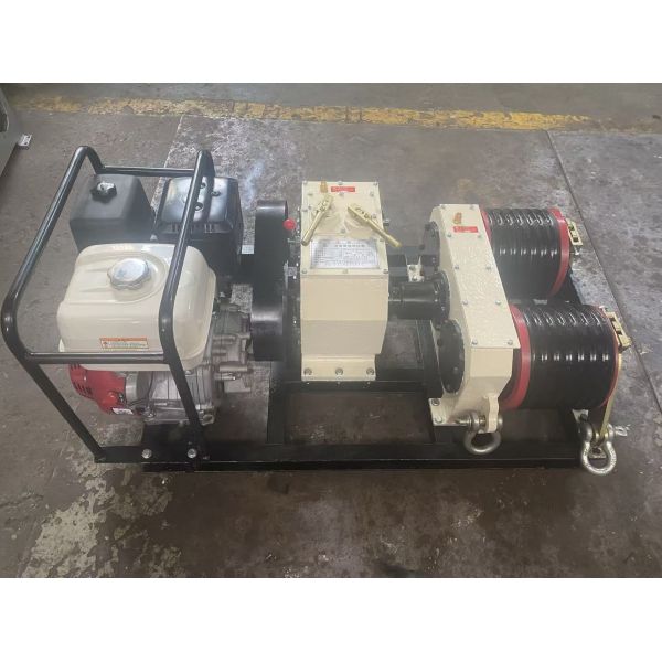 13HP Honda Gasoline Cable Winch Puller with 26m/min Lift Speed and 10m Maximum Lifting Height