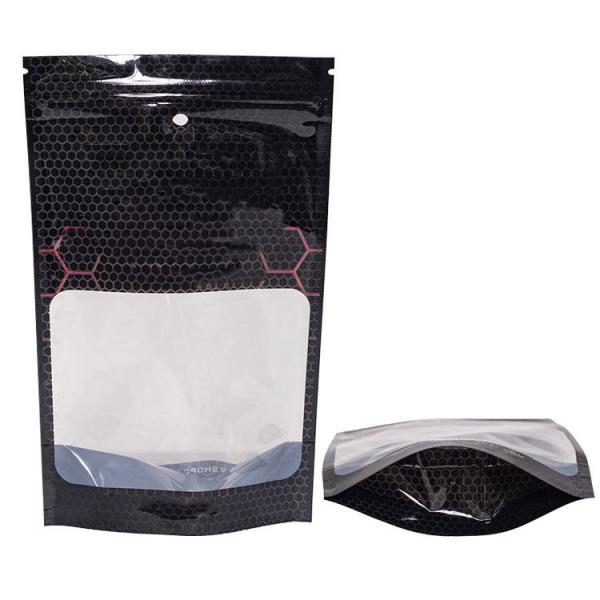 PVDC Coated PET Multi Layer Plastic Stand up Zip Lock Pouch Custom Thickness 100-130 Micron