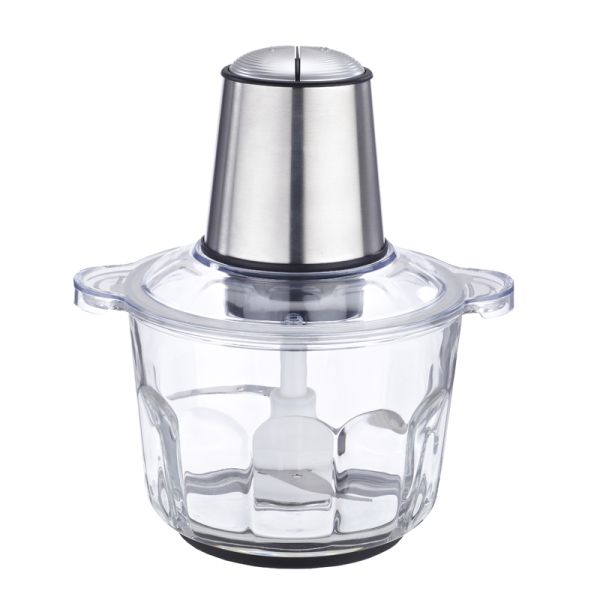 400 Вт электрический пищевой котел мясный мельчик 2,5 л стеклянная чаша мясо овощи фрукты 2 скорости