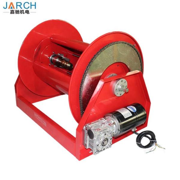 O carretel diesel movido a motor elétrico da mangueira dos carretéis 12v 20m para o fuel-óleo 1.5inch motorizou carretéis