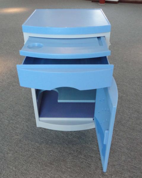 ABS Plastic Hospital Cama Médica Armário Lado Armário Com 1 gaveta