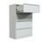 Wide Metal Lateral 4 Drawer Filing Cabinet Fire Resistant