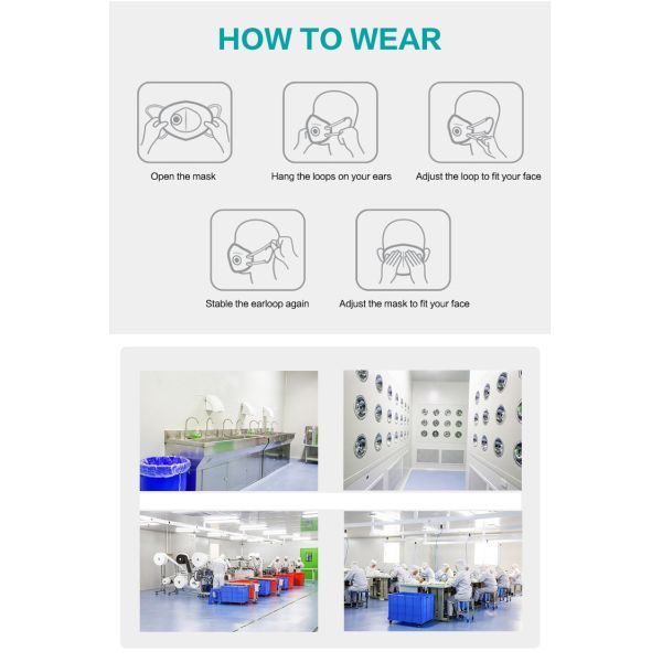 Premium Disposable N95 Mask High Filtration Barrier Against Bacteria