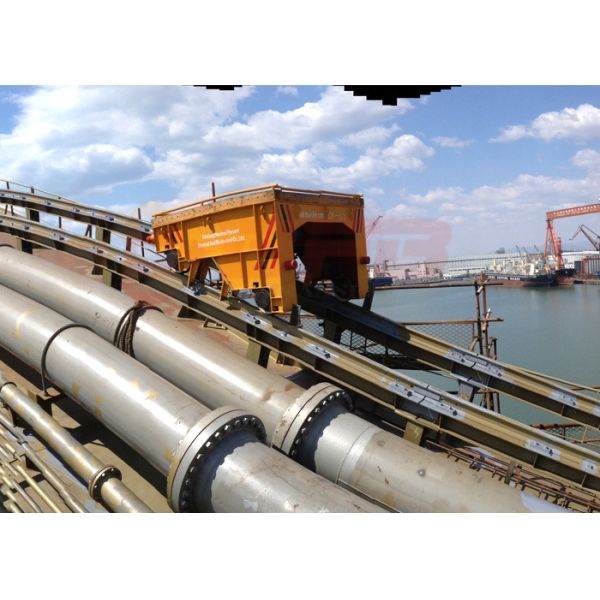 электрическая моторизованная вагонетка рельса 25Т, низкий кран зазора на тележке переноса рельса для верфи