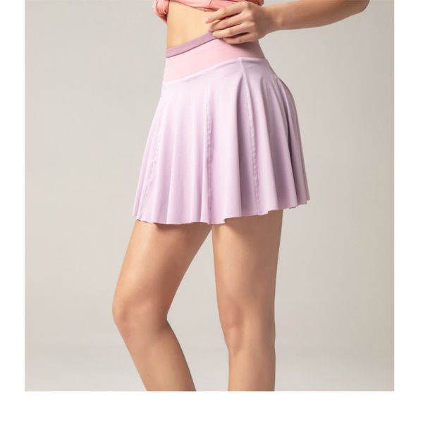 Юбка тенниса сетки Skorts гольфа кармана женщин Breathable с разминкой шортов