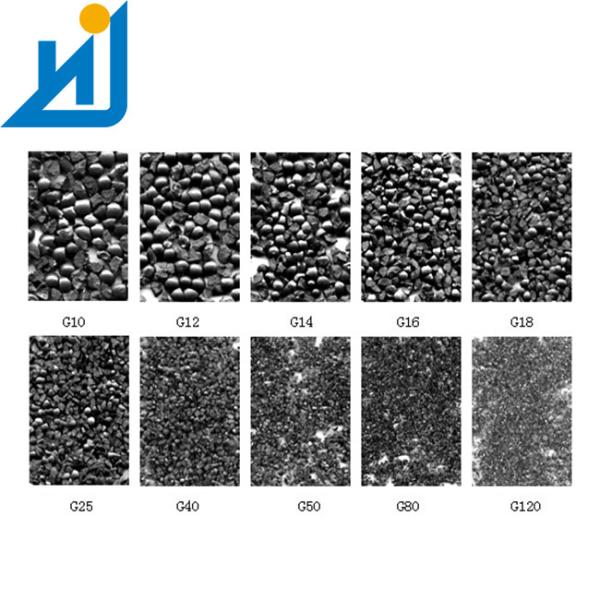 Grão de aço do tiro de aço dos materiais abrasivos para o aço de molde G25 do sopro de areia 7.6g/cm3