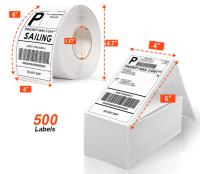 Professional Custom Direct Thermal Labels Durable Thermal Sticker Roll Oil Resistant