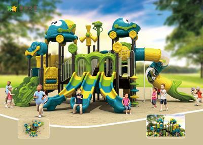 Pulverize corrediça plástica revestida do campo de jogos em volta do material rigoroso curvado da borda