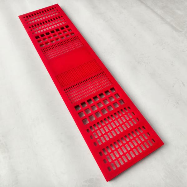 30mm Red Polyurethane Tensioned Screen Mat for Mining Aggregate