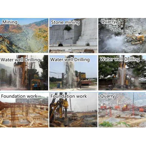 DHD 350 вниз с инструментов отверстия сверля для минирования и сверлить водяной скважины