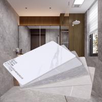 Panneau mural SPC de bonne qualité 600*2440*4mm Parquet en plastique en pierre imperméable et ignifuge Parquet en marbre SPC respectueux de l'environnement