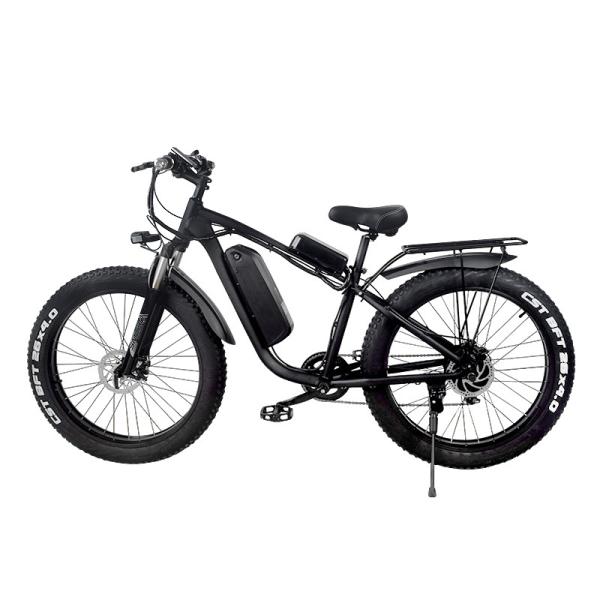 Loading 200KG Fat Tire Electric Mountain Bike 48v Electric Bicycle Light Operation