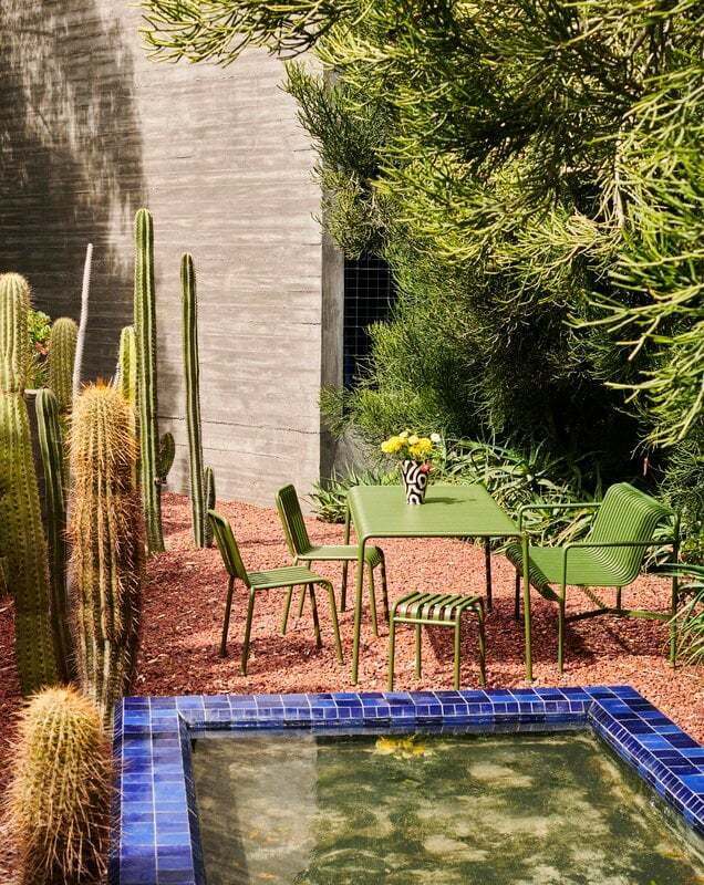 Mail Packing Steel Frame Outdoor Furniture Garden Set Minimalist Style by AJUNION