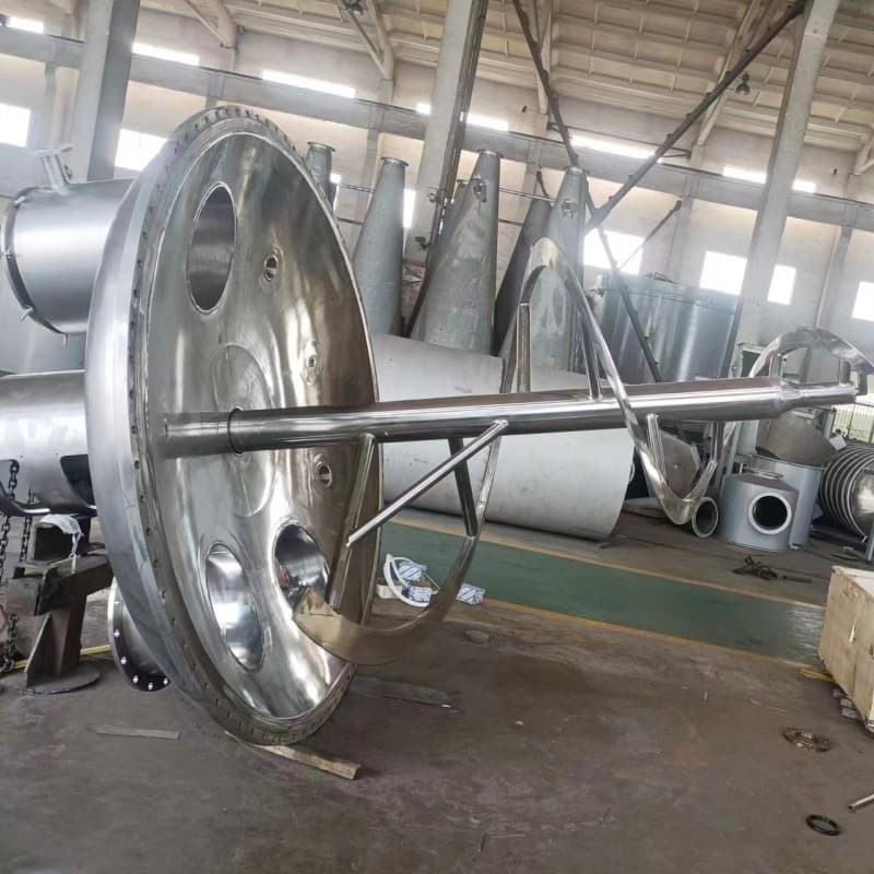 SUS316L Industrial Conical Vacuum Dryer Machine PLC Control