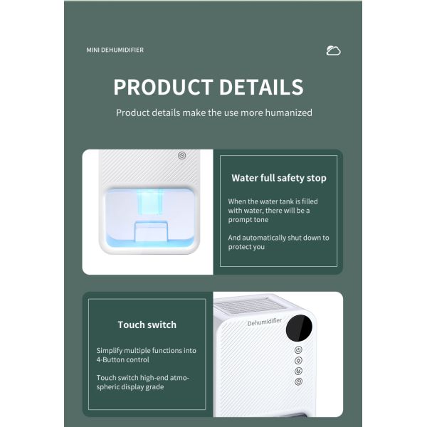 Portable Mini Dehumidifier The Essential Tool for Keeping Your Home Dry and Mold-Free
