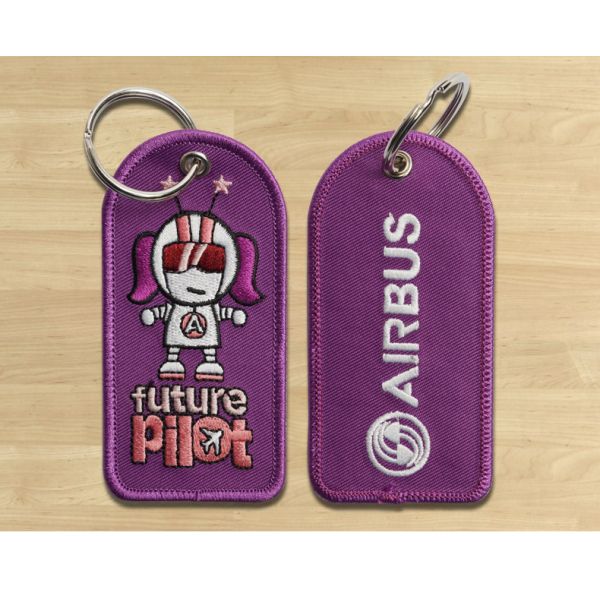 Custom Embroidered Key Tags Personalized Embroidered Keychains Merrow Border