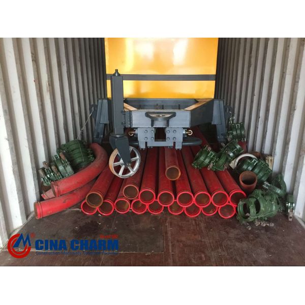 Opération simple électrique de la pompe HBTS40-13-45 concrète avec la capacité 40m3/H