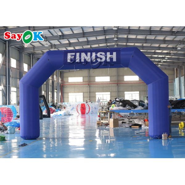 Inflatable Race Arch 210D 6m 20ft Blue Giant Inflatable Arch Start Finish Line