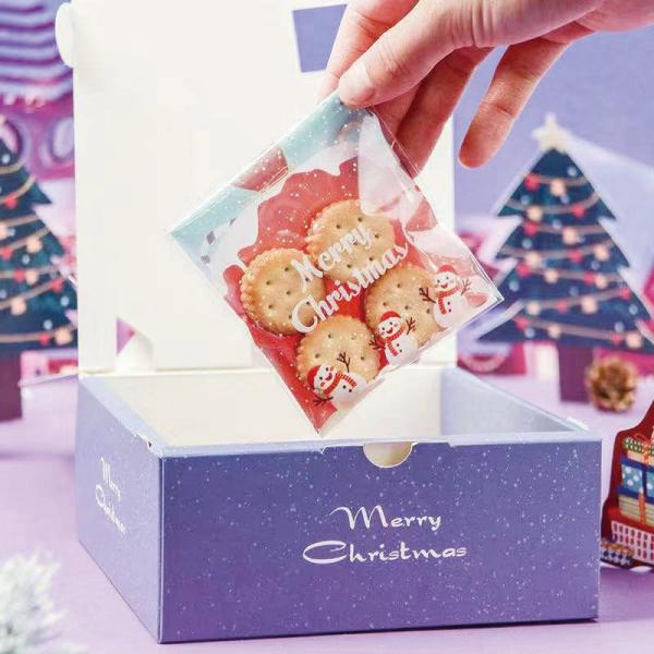Caixas quadradas por atacado, caixa de presente da Noite de Natal de Natal