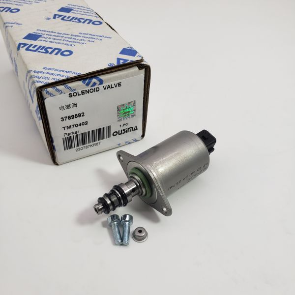 OUSIMA High Quality Hydraulic Solenoid Valve 3769592 TM70402 For Parker Excavator
