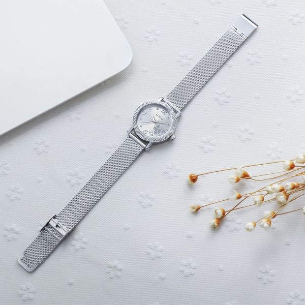 SS Strap BSCI Seiko PC21s Female Quartz Watch Matte Dial