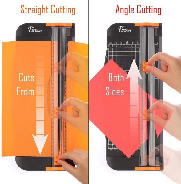 12 Sheet A4 Mini Paper Cutter with Cutting Size of 330x320mm and Cutting Technology