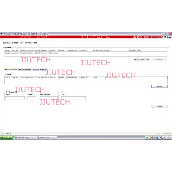 Ноутбук РД630 с блоком развертки сверхмощной тележки диагностическим для тележки НГ10