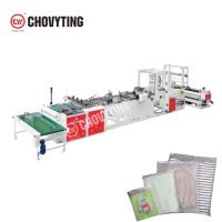 La máquina de 100PCS/Min Frosted Zipper Bag Making, ropa autoadhesiva empaqueta la fabricación de la máquina