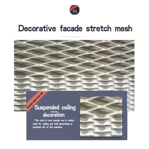 Perforated Metal Mesh Aluminum For Exterior Wall Decoration