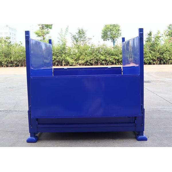 Stackable контейнер клетки Stillage стали металла с твердой нагрузкой стороны 1T-2T