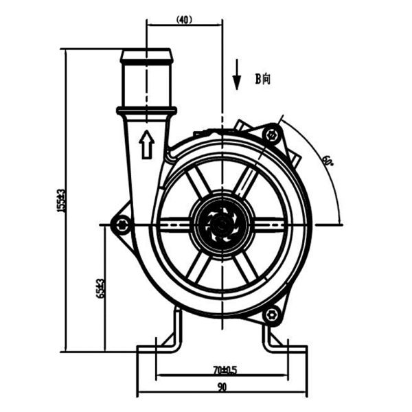 Бескасочный насос для воды для охлаждения, широко используемый в потоковых жидкостях, системе охлаждения жидкости критомининга