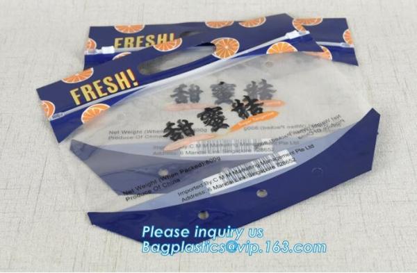 Stand Up Roasted Chicken Packaging Bags With Zip Top hot roast, rotisserie chicken bag, microwaveable bag, slide plastic