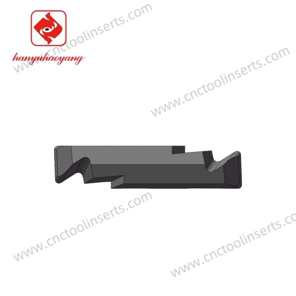 Ranurado CNC no estándar, recubrimiento PVD HYB208, Modelo EDJ1201071GZ, adecuado para materiales difíciles de mecanizar, excepto aleaciones de alta temperatura