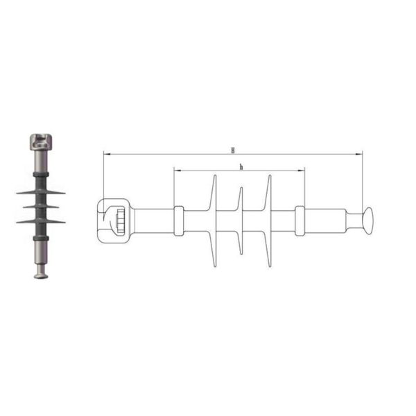 ANSI 52-1 Ceramic Suspension Disc Insulator 11kV With Ball And Socket Type End Fitting