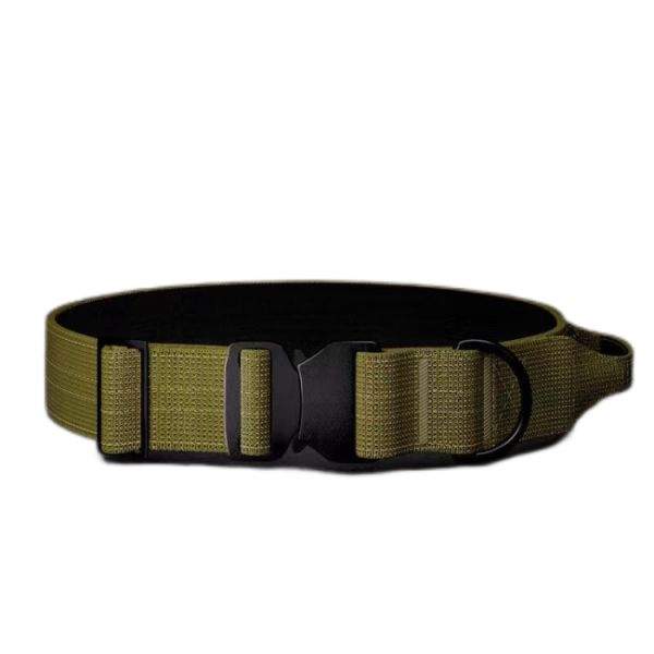 Colarão táctico ultraconfortável e respirável para cães grandes - durável, ajustável e refletor para segurança