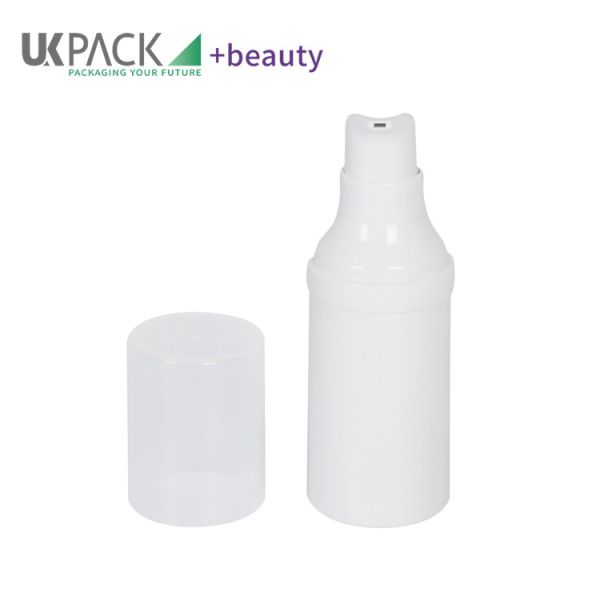 15ml 20ml 25ml 30ml Airless Pump Bottles With Transparency Lid For Cosmetic Packaging