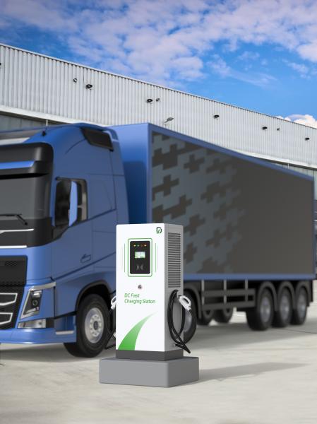 Powerful Reliable dc fast charger For Electric Buses Vans Commercial Fleets