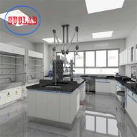 Bench de laboratoire résistant à la chimie à métaux complets avec armoire pour hôpital et laboratoire de recherche