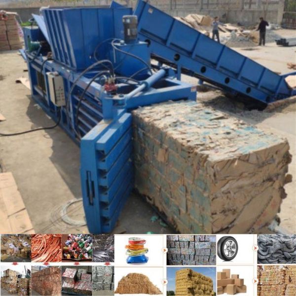 30-Day Return Scrap Metal Iron Steel Copper Aluminum Hydraulic Baler Packaging System