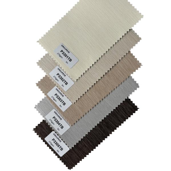 3-Layer Blackout Roller Blind Fabric 100% Polyester 2m/2.3m Width