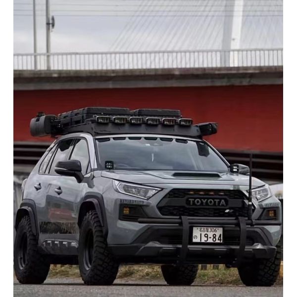 116L Low Profile Hard Plastic Rotomolding Tool Box Storage Case with Roof Luggage Rack Customizable ODM Cargo Housing