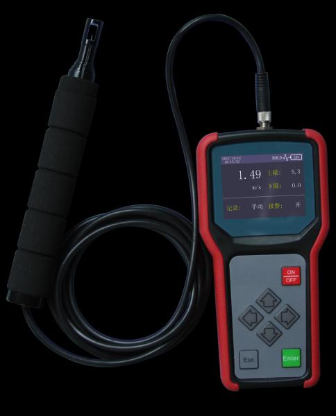 Anemómetro digital portátil WS-40 para la medición de la velocidad del aire