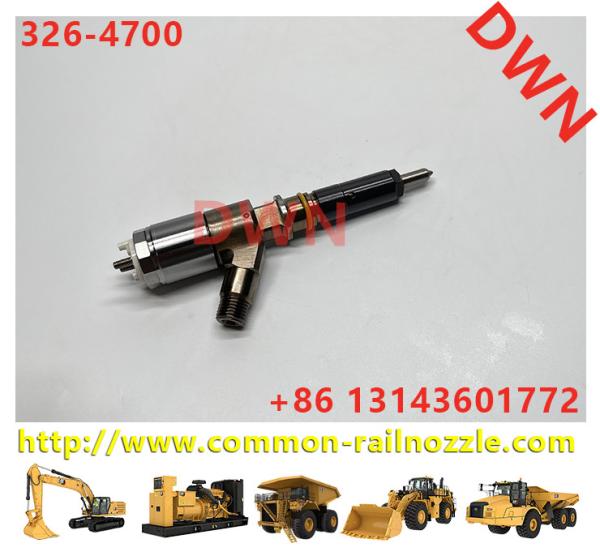 Injetor do motor diesel da máquina escavadora E320D, C6.4 injetor 326-4700 3264700