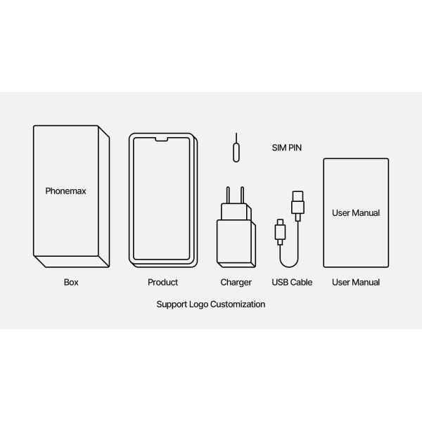 ODM Wi-Fi BT4.2 5G Rugged Feature Phone с батареей емкостью 2500 мАч