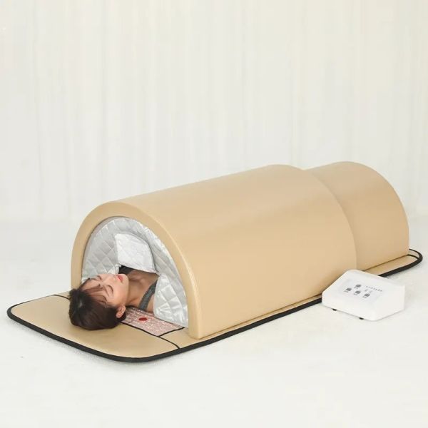 Deep Relaxation Curve Far Infrared Sauna Dome Spa Capsule With Mattress