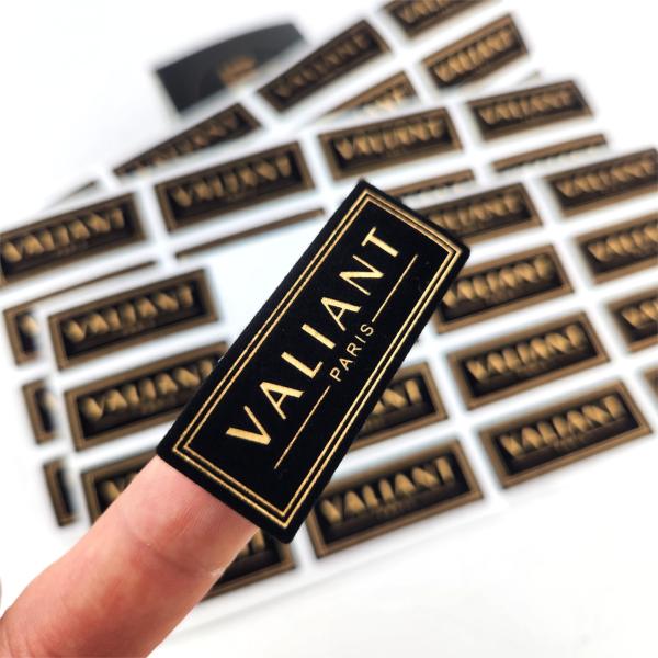 Digital Printing Gold Stamp Wedding Candle Stickers Scented Decorative Candle Business Labels