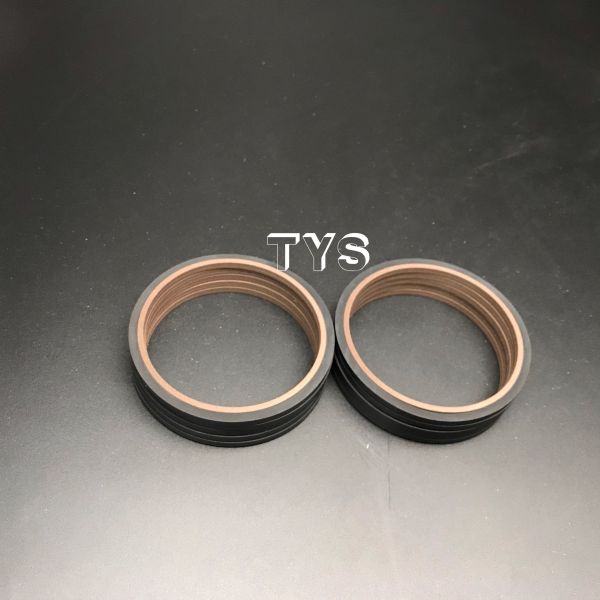 80x91.5x4.2black and brown  Rotary Shaft Seals Kit GRS Rod Step Seal Ring for Excavator High Quality Glyd best seal Ring