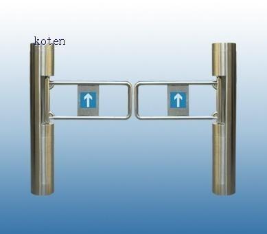High Tech Swing Barrier Gate 304 Stainless Steel 24VDC Brush Motor Noiseless